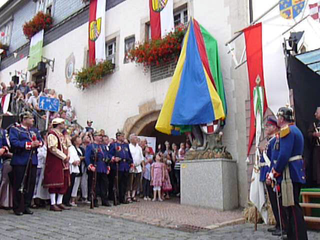 Enthllung des Wahrzeichens