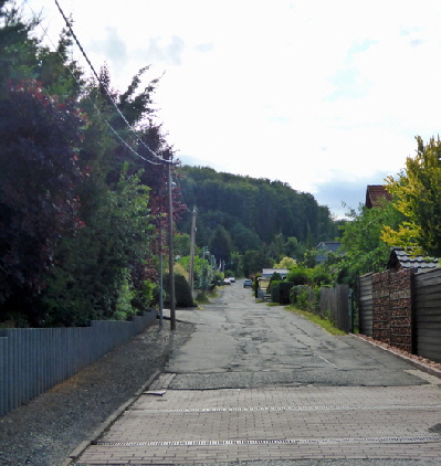 Goetheweg, Richtung Wald